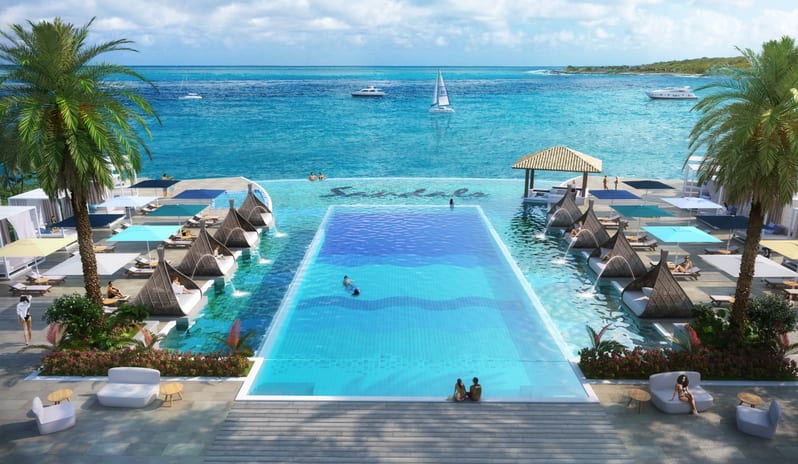 Dos Awa Two-Level Infinity Pool